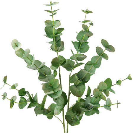 Real Looking True Blue Eucalyptus 22.8” (58cm) Greenery Artificial Eucalyptus Leaves FiveSeasonStuff Floral 2 Stems