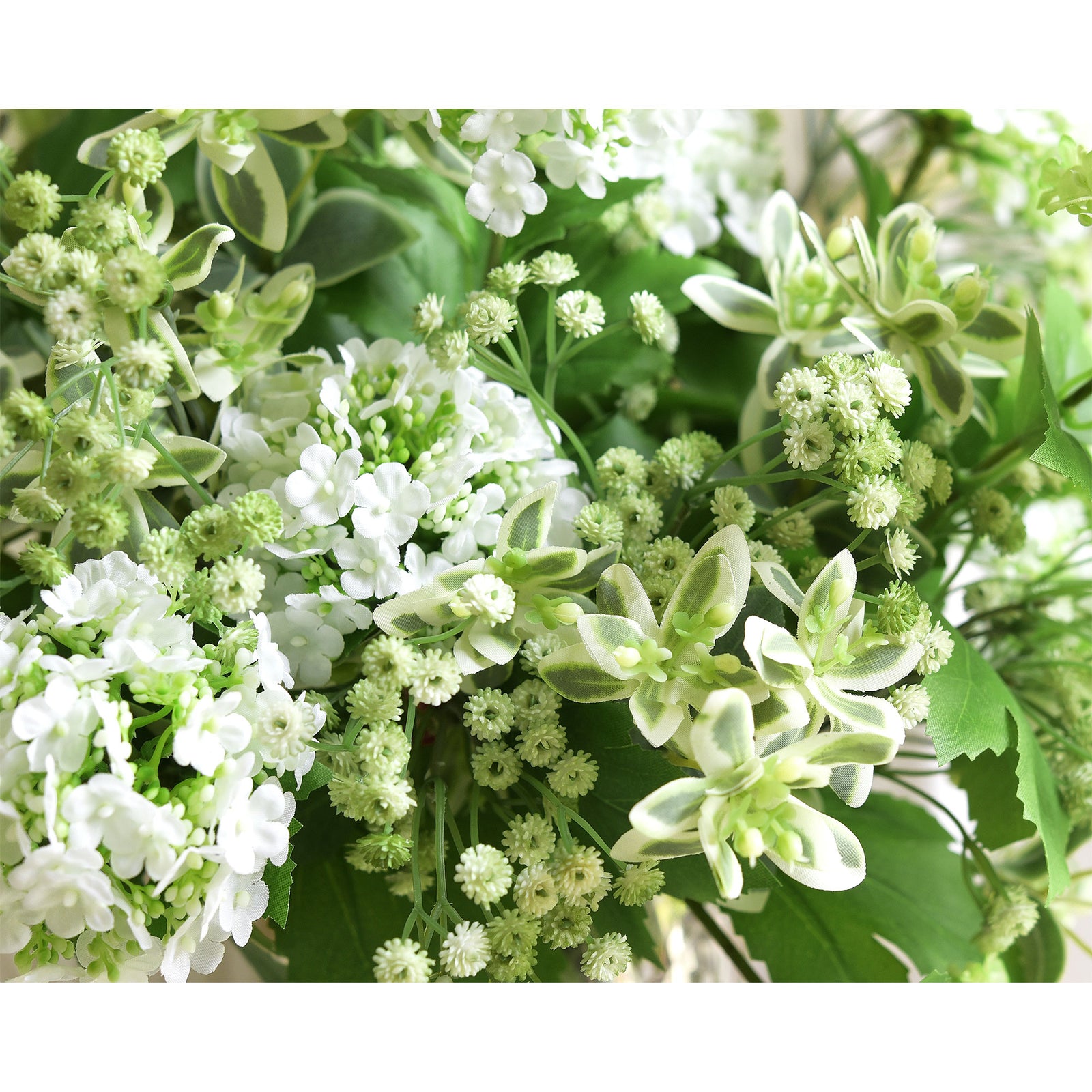 6 Stems 69cm Light Moss Green Baby’s Breath Artificial Flowers Baby’s Breath Gypsophila Tall Long Stems