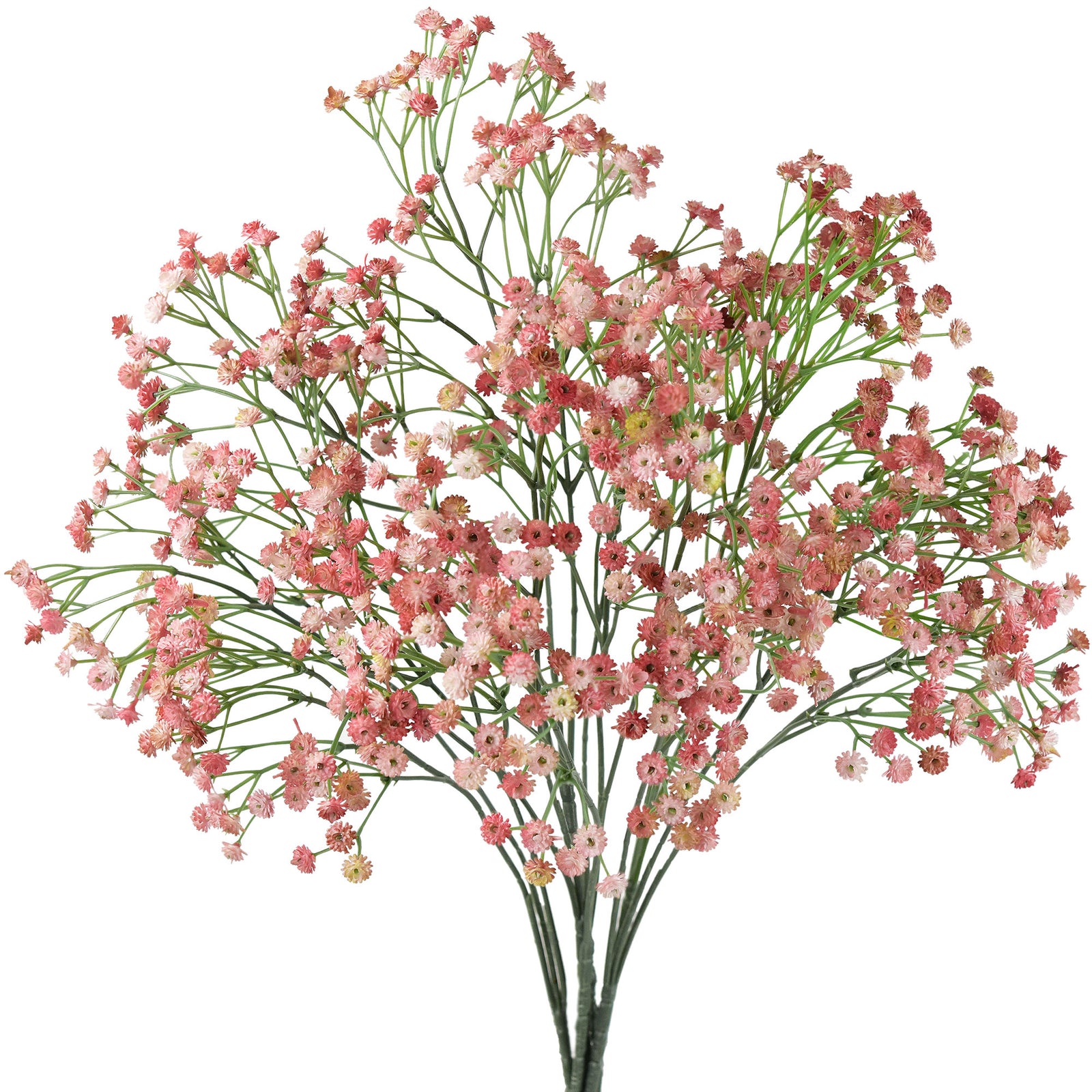 6 Stems 69cm Ruddy Pink Baby’s Breath Artificial Flowers Baby’s Breath Gypsophila Tall Long Stems