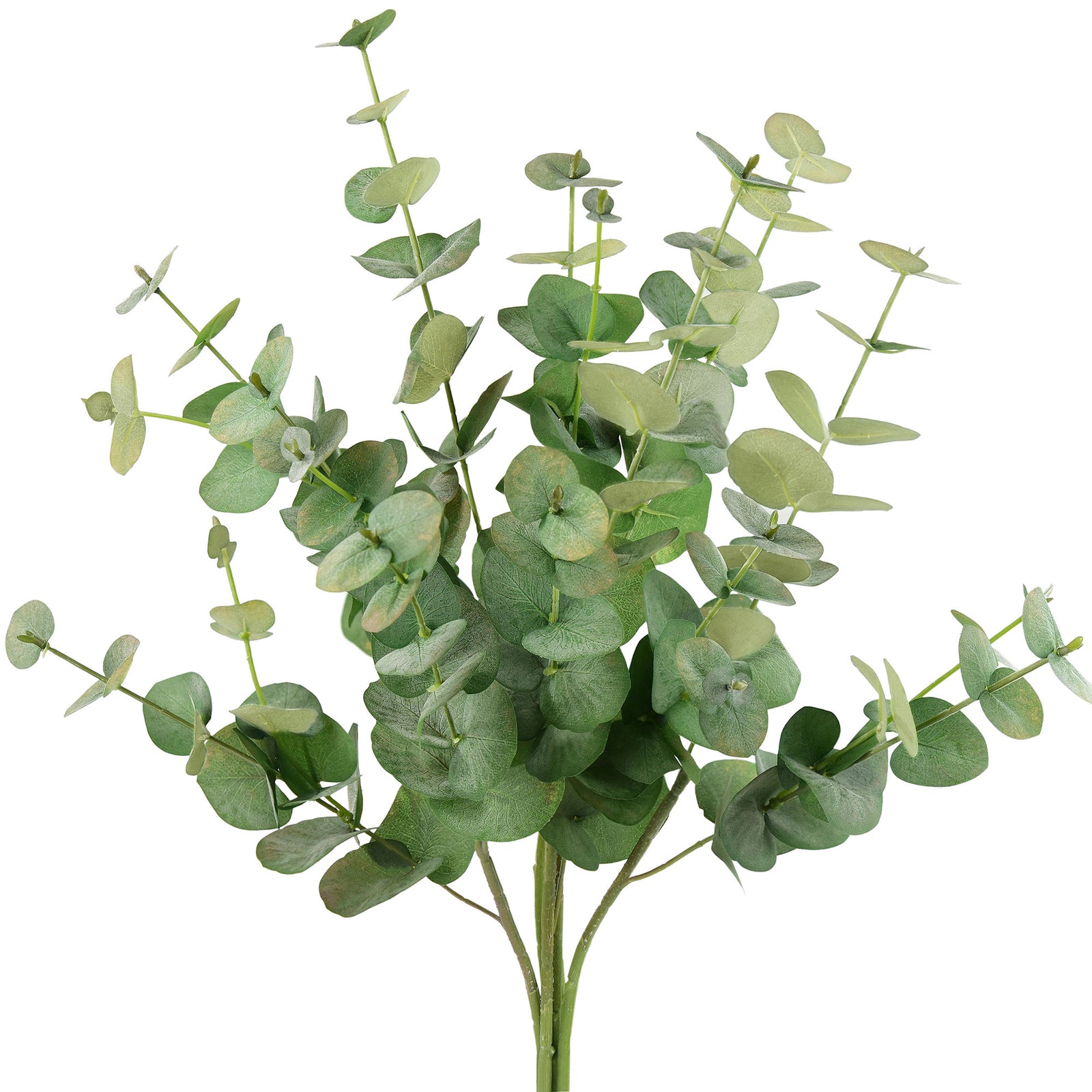 Real Looking True Blue Eucalyptus 19.7” (50cm) Greenery Artificial Eucalyptus Leaves FiveSeasonStuff Floral 2 Stems