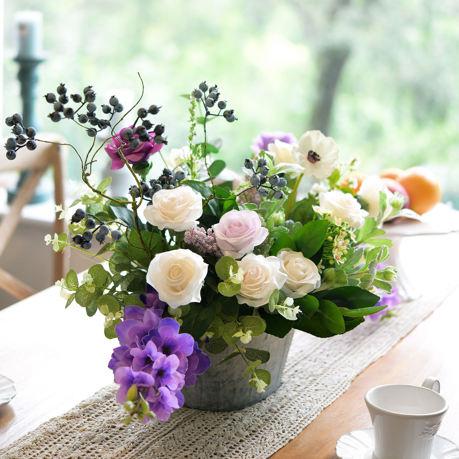 Light Champagne Real Touch Roses Silk Artificial Flowers ‘Petals Feel and Look like Fresh Roses' Wedding, Bridal, Home Décor