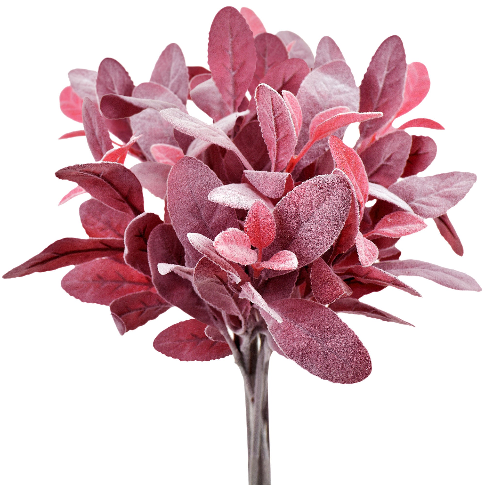 faux lambs ear potted plant FiveSeasonStuff Lusty Lavender Pink Lamb's Ear Artificial Greenery Bus