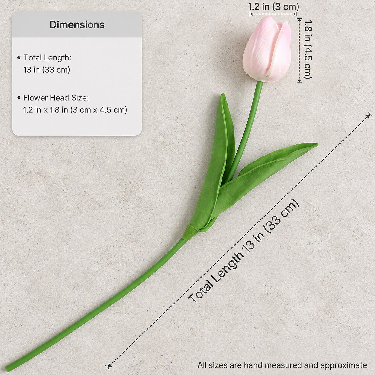 Real Touch Artificial Tulips, Mixed Colors, Set of 15