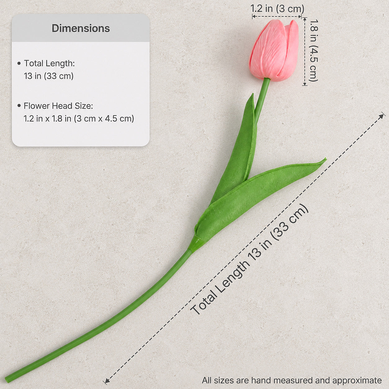 Real Touch Artificial Tulips, Mixed Colors, Set of 15