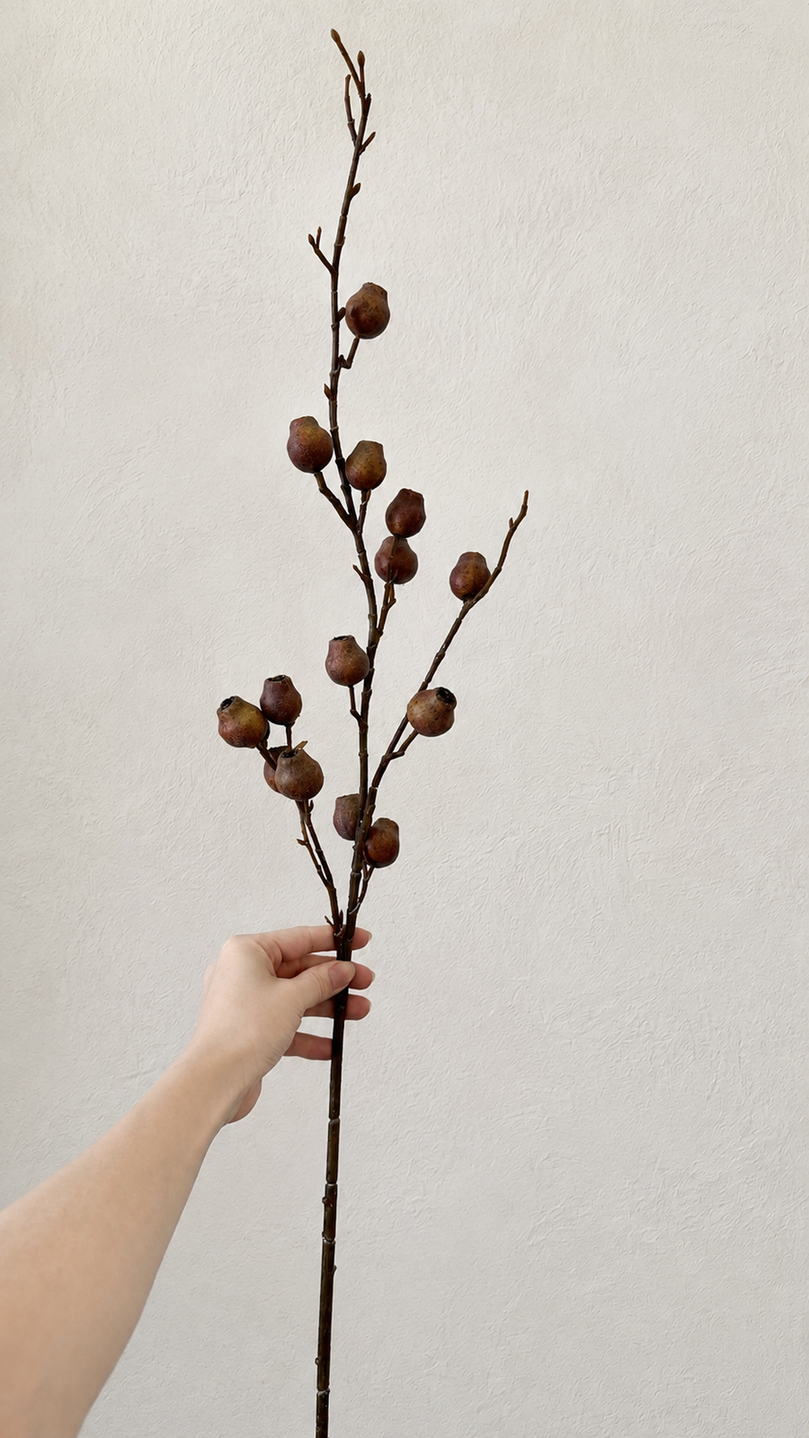 Weathered Russet artificial berry branch styling image for rustic fall decor