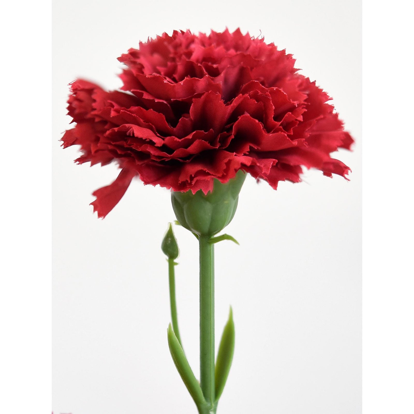 Persian Red Faux Carnation Flowers – 1 ft (29 cm) Tall, Realistic Silk Floral Decor for Weddings, Events, and Home Arrangements