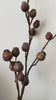 Weathered Russet faux berry branch video showing rust berry texture and flexible stem