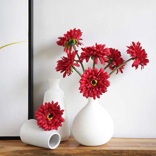 Artificial silk gerbera flower stems shown in an alternate product view.