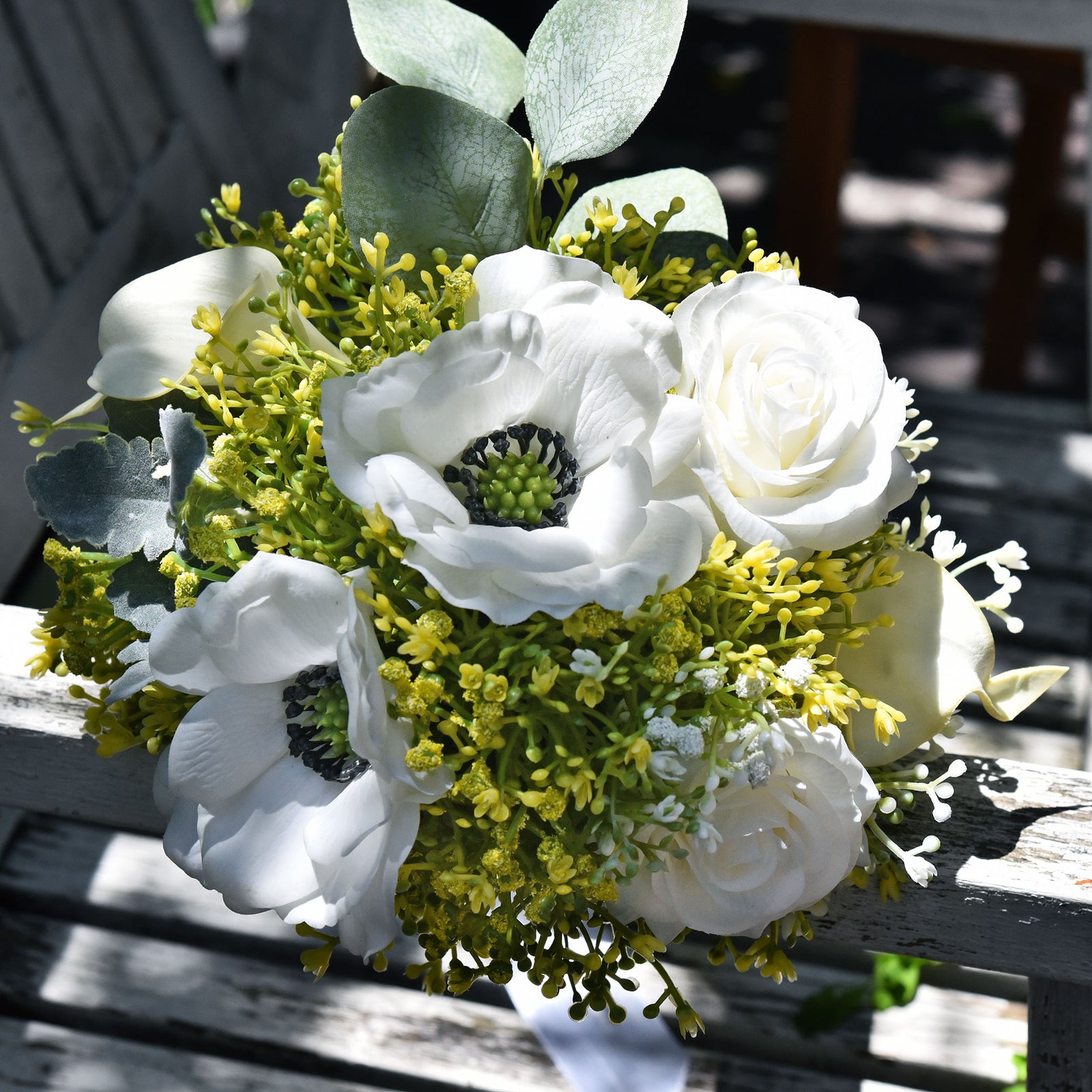 Baby's Breath Artificial Flowers Bouquet 1 Bundle (15 PCS) Baby's Breath Gypsophila 2 for Floral Arrangement, Wedding Flower Bouquet Décor (Yellow)