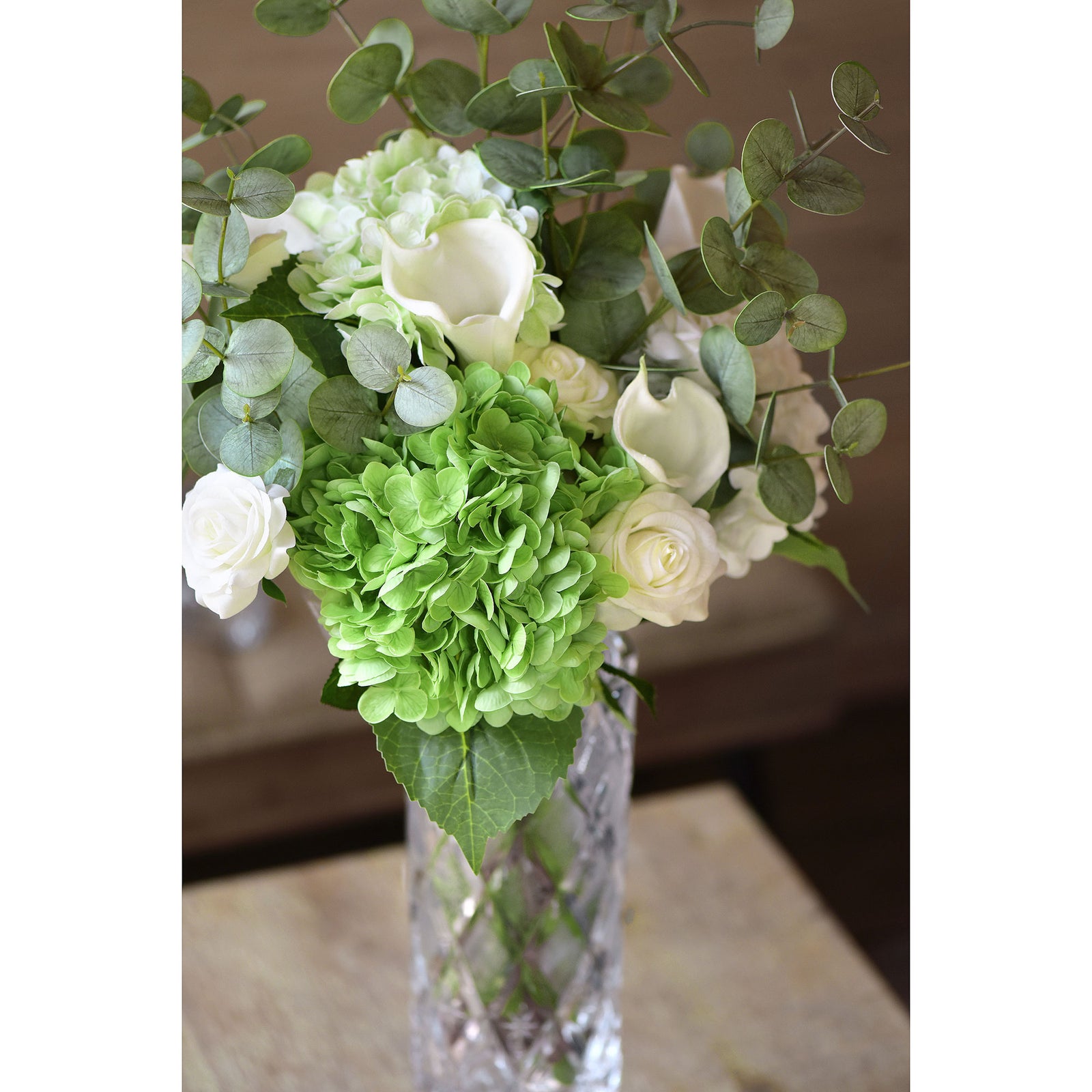 FiveSeasonStuff Real Touch Silver Dollar Eucalyptus 3D Pringting Texture Artificial Eucalyptus Leaves Decoration Home Décor ( select 3 or 5 Stems)