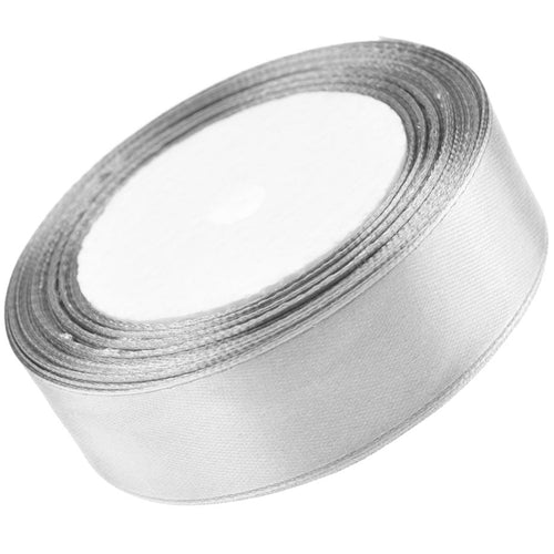 20mm Gray Single Sided Satin Ribbon