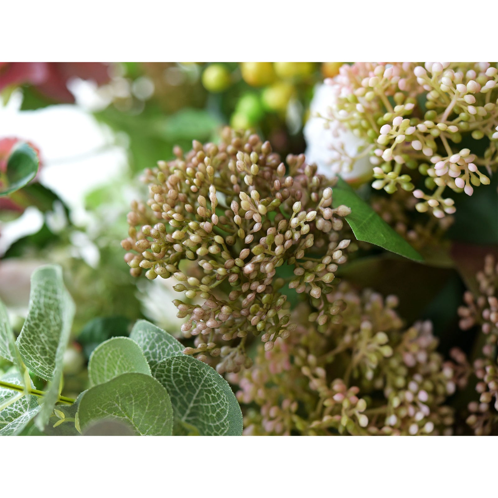 Viburnum (Harmony Brown) Long Stem Artificial Silk Flowers, Filler Flower, Wedding, Home Decor, Arrangment 6 Stems