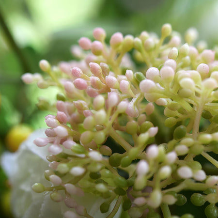 Little Bit Pink Artificial Viburnum Stems, Set of 6, 2.6 ft