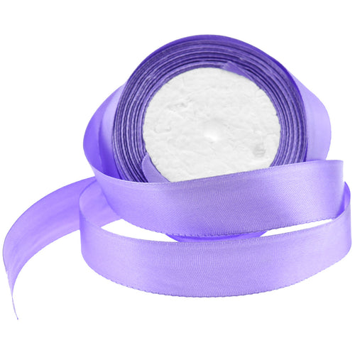 25mm Lilac Single Sided Satin Ribbon