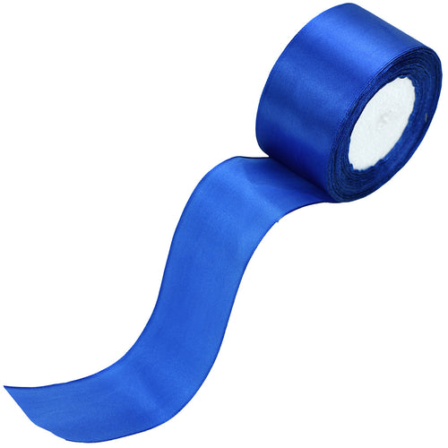 40mm Royal Blue Single Sided Satin Ribbon