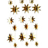 3d Eight-point Star, Gold