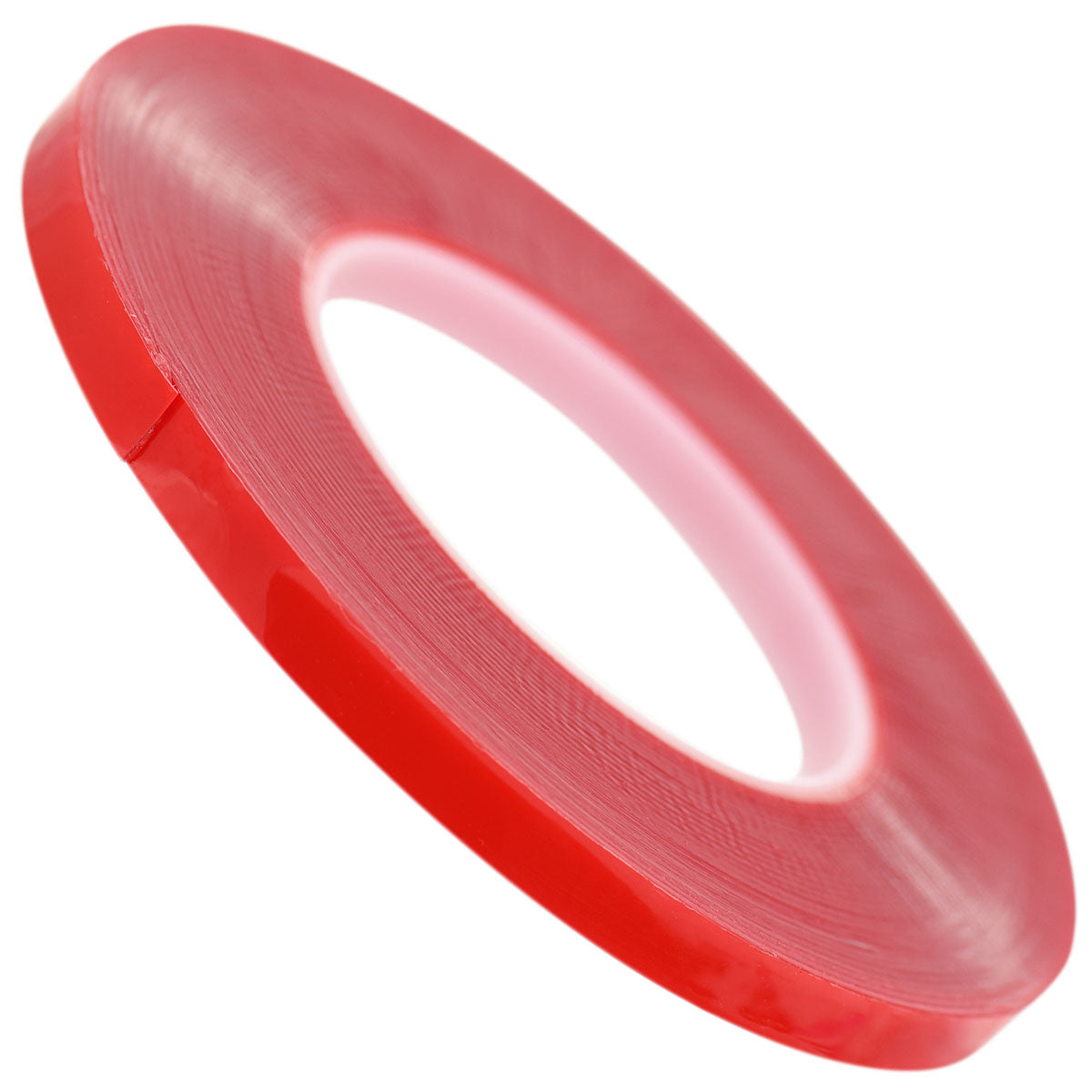 10mm x 1mm x 10 meters Multi-Purpose High Strength Transparent Acrylic Gel Adhesive Double Sided Tape Roll No Residue