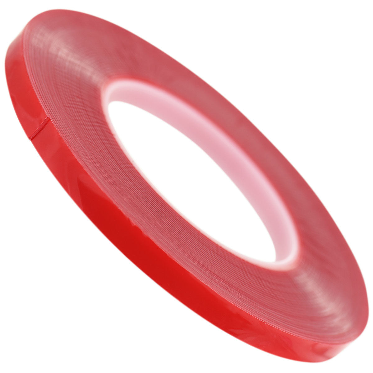 15mm x 1mm x 10 meters Multi-Purpose High Strength Transparent Acrylic Gel Adhesive Double Sided Tape Roll No Residue