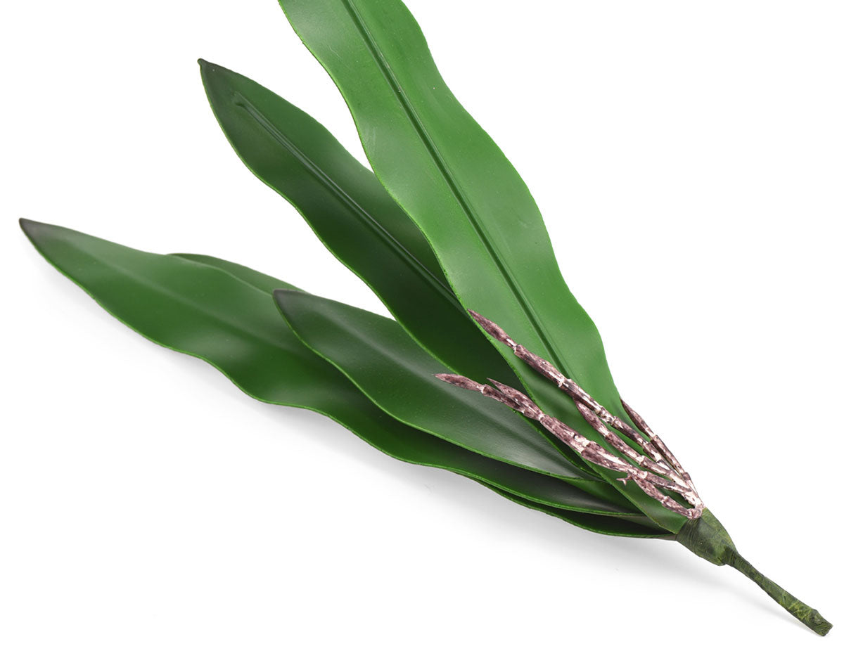 Cymbidiums Leaf Artificial Real Touch Orchid Leaf& Root Bundles,Simulation Green Plants