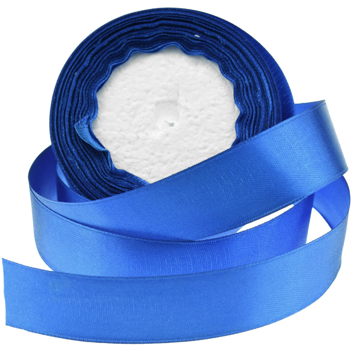 20mm Royal Blue Single Sided Satin Ribbon