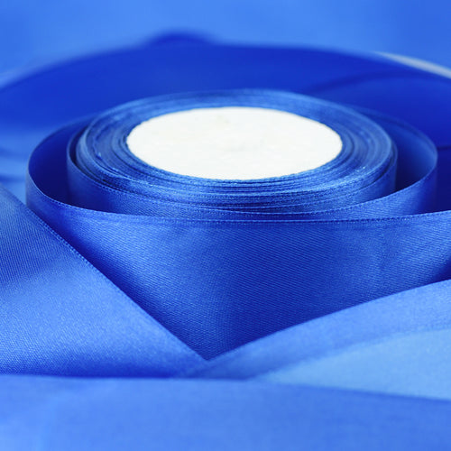 50mm Royal Blue Single Sided Satin Ribbon