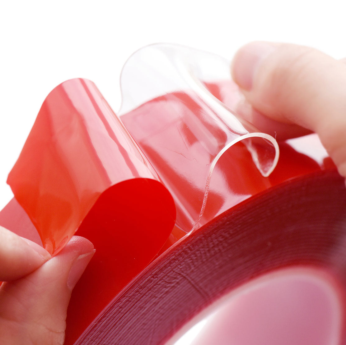 45mm x 1mm x 10 meters Multi-Purpose High Strength Transparent Acrylic Gel Adhesive Double Sided Tape Roll No Residue