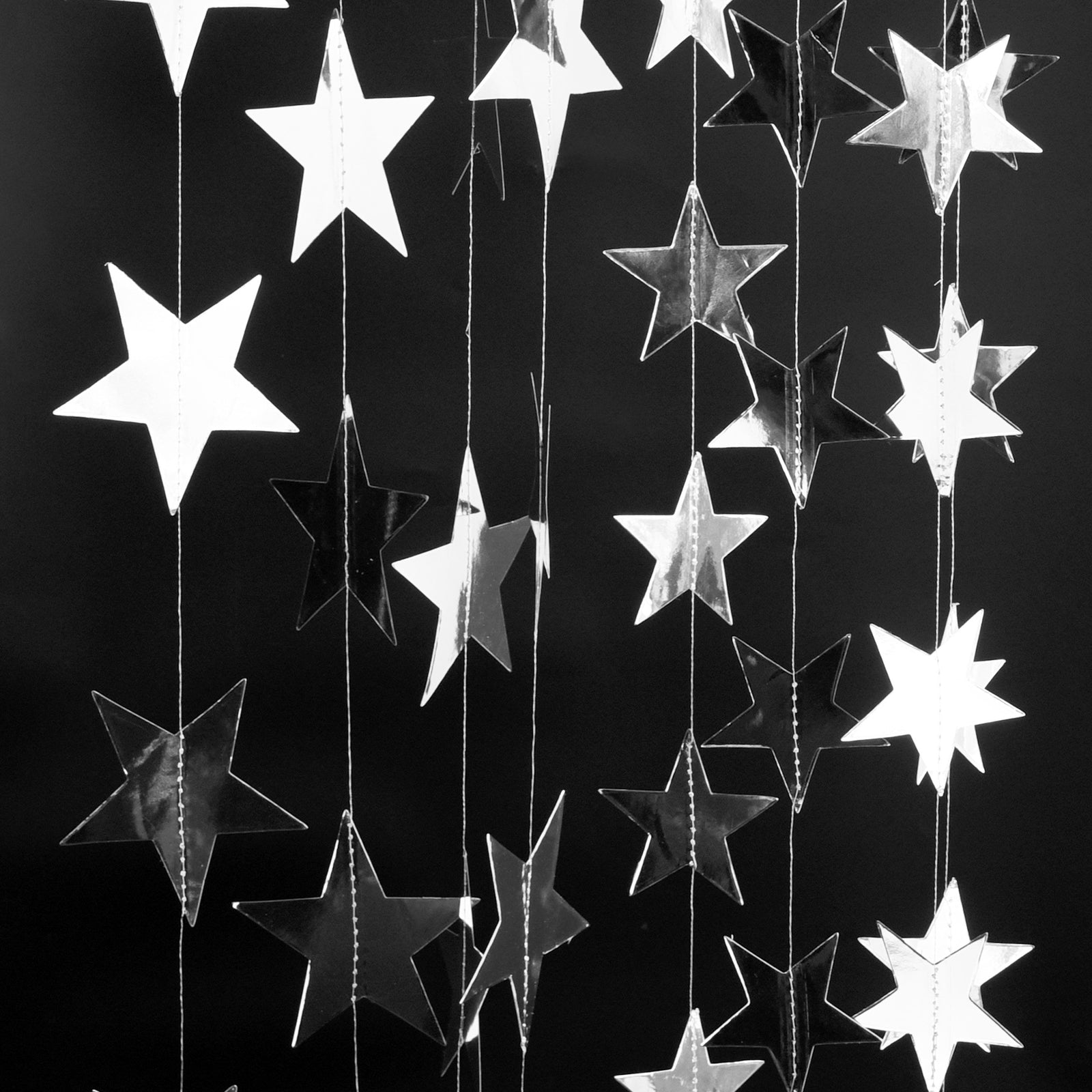 FiveSeasonStuff Paperboard Star Garlands, Banner, Decorations, Hangings for Christmas, Home Decor, Photo Wall Backdrop, Wedding, Birthday, Baby/Bridal Shower, Kids Bedroom