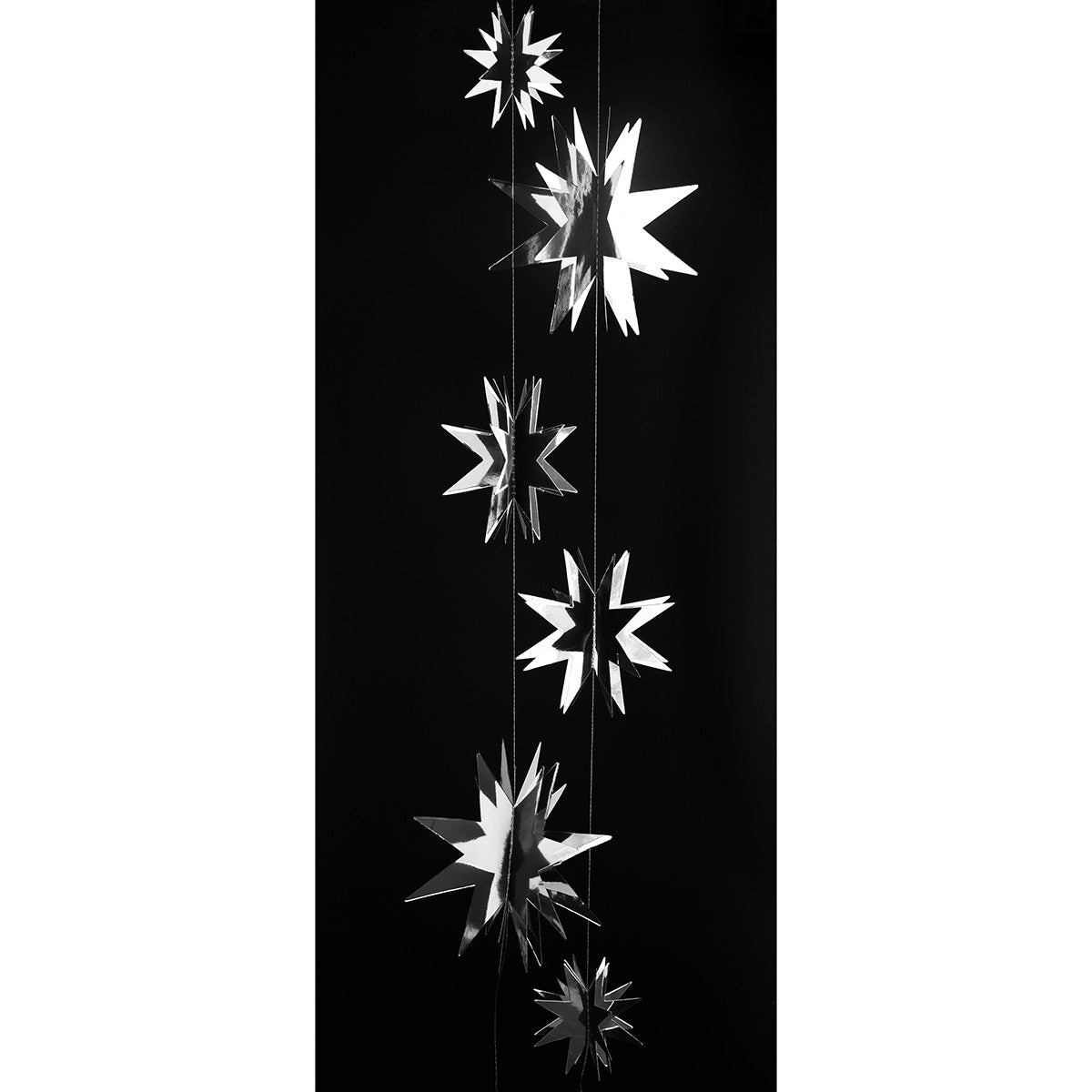 FiveSeasonStuff Paperboard Star Garlands, Banner, Decorations, Hangings for Christmas, Home Decor, Photo Wall Backdrop, Wedding, Birthday, Baby/Bridal Shower, Kids Bedroom
