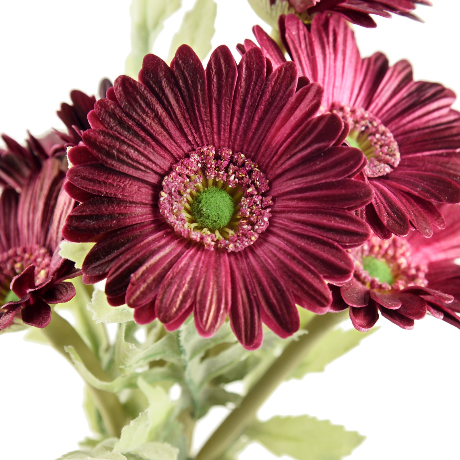 Real Touch Gerbera Flower Stems, Set of 7, 12.2 Inch – 8 Colors