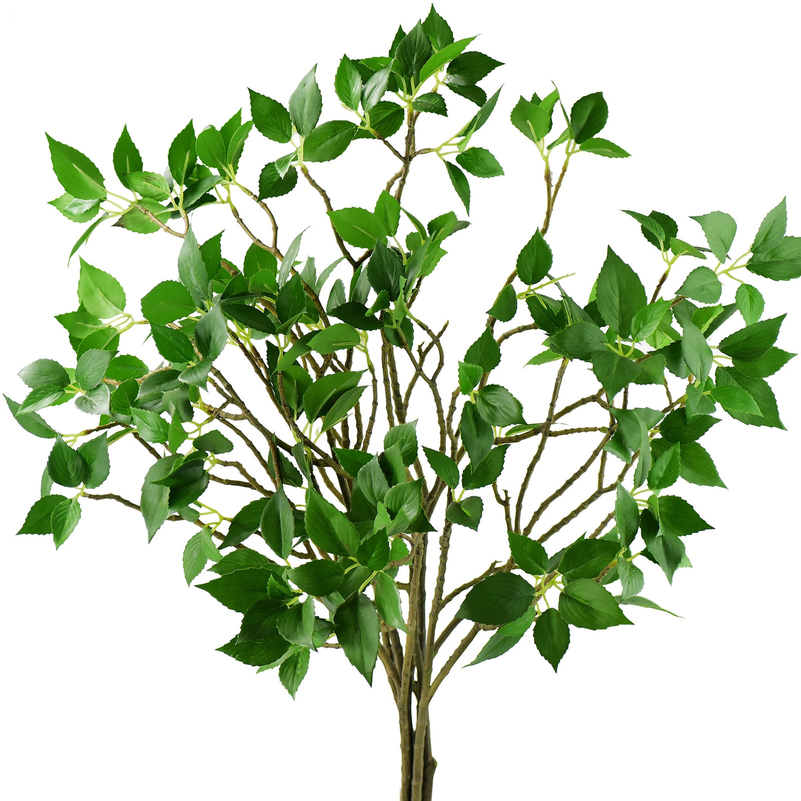 6 Bunches 25.6'' 65cm Real Touch Cherry Blossom Leaves and Branches Artificial Greenery Fillers