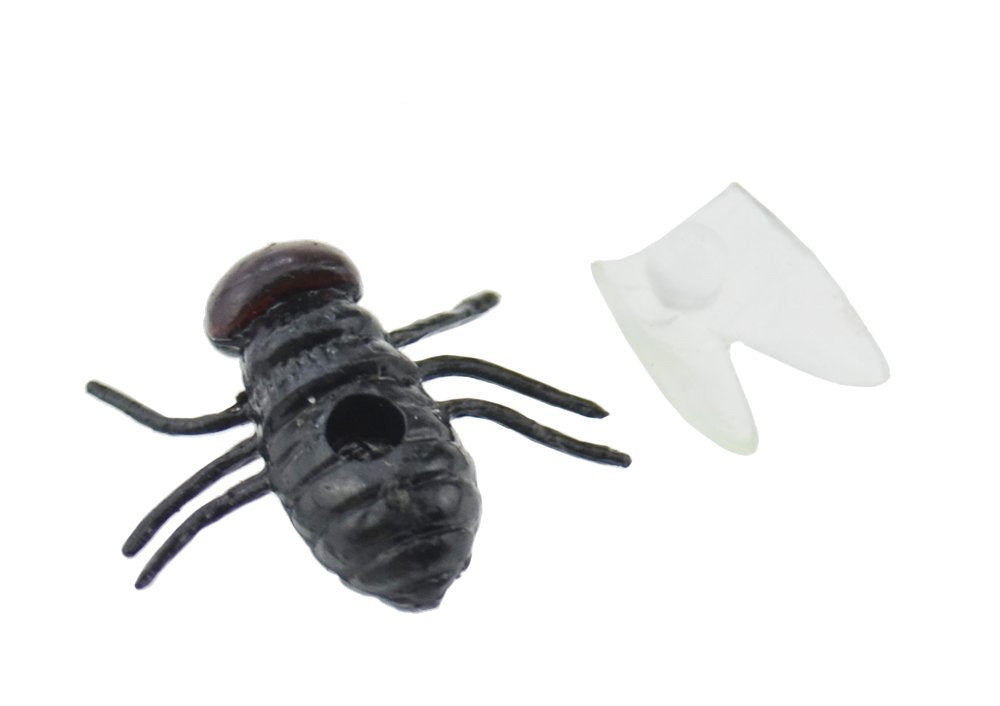 FiveSeasonStuff 20 Pcs x Fly Toy / Fake Flies / Party Pranks / Practical Jokes / Halloween Fly / Prank Fly / Realistic Looking Flies / Wings Can Be Detached