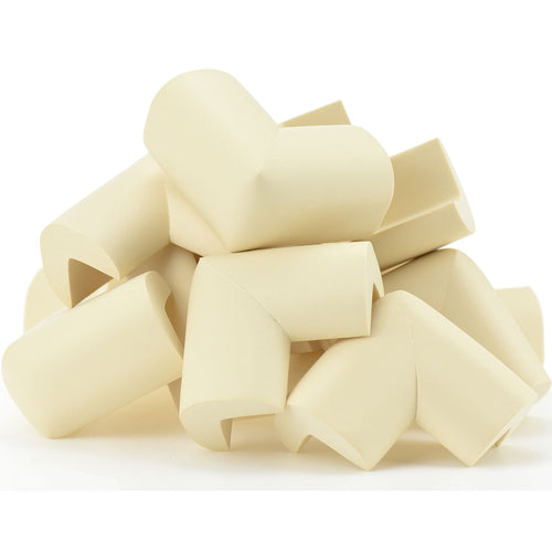 12 Pieces Beige Jumbo L-Shaped Foam Corner Protectors