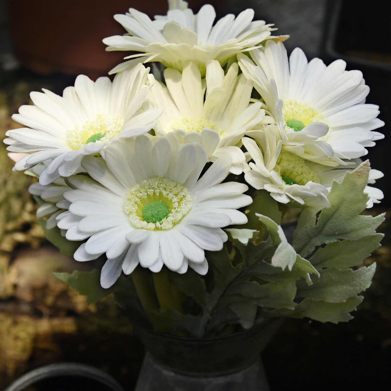 Real Touch Gerbera Flower Stems, Set of 7, 12.2 Inch – 8 Colors