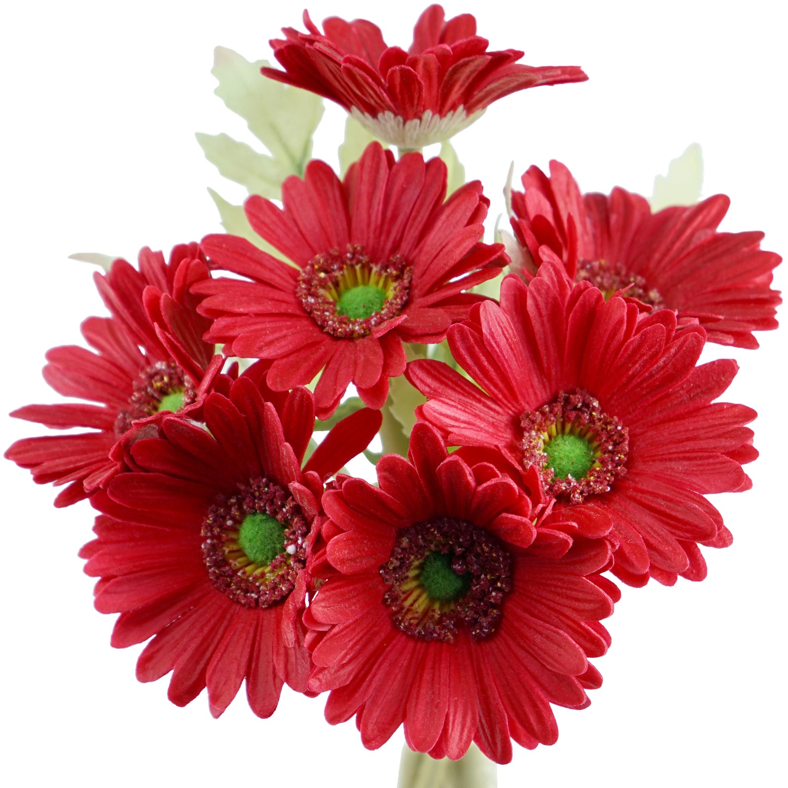 Real Touch Gerbera Flower Stems, Set of 7, 12.2 Inch – 8 Colors