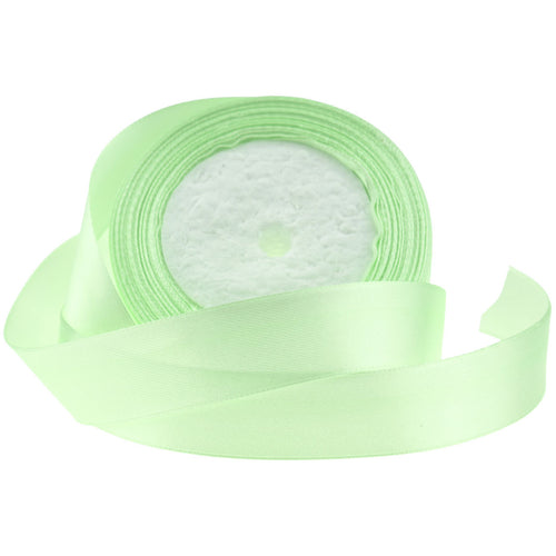 10mm Light Green Single Sided Satin Ribbon