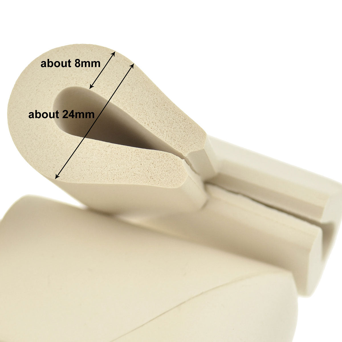 Baby Child Beige Corner Protectors (U-Shaped) 12 Pcs