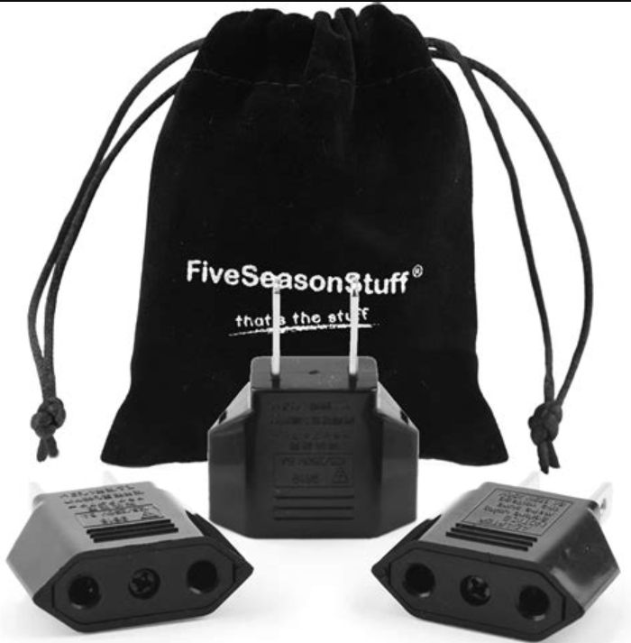 9 Travel Adapters Male Plug Germany/Europe to USA America/US/China Japan Canada Mexico