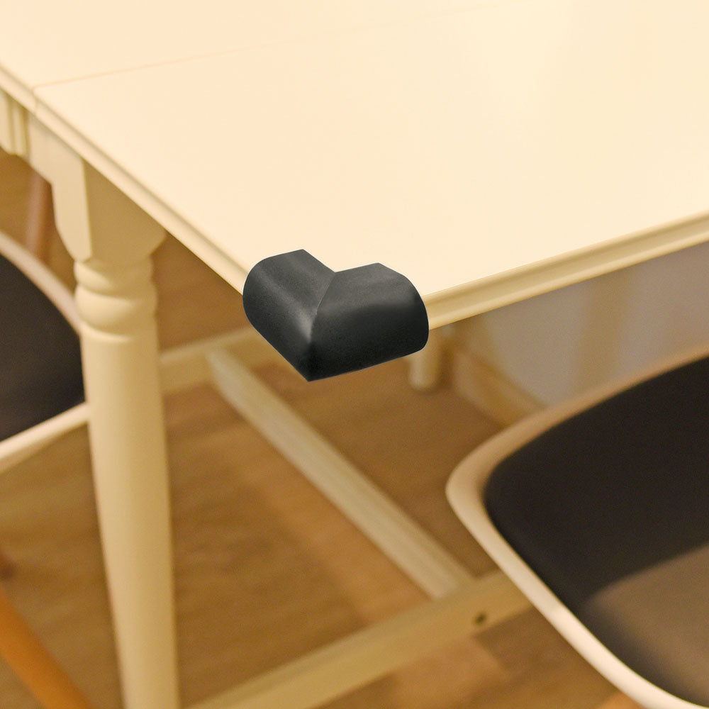 12 Pieces Black U-Shaped Foam Corner Protectors