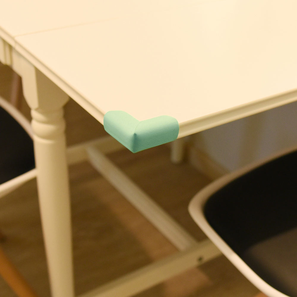 12 Pieces Mint Green Standard L-Shaped Foam Corner Protectors