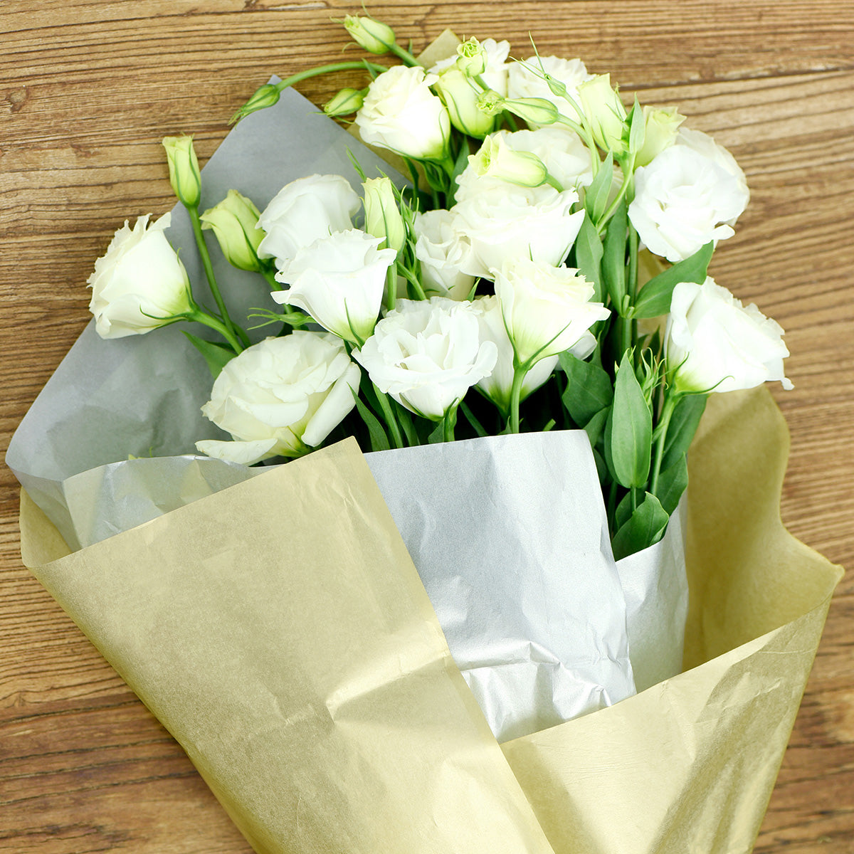 50 Sheets Gold Wrapping Tissue Paper