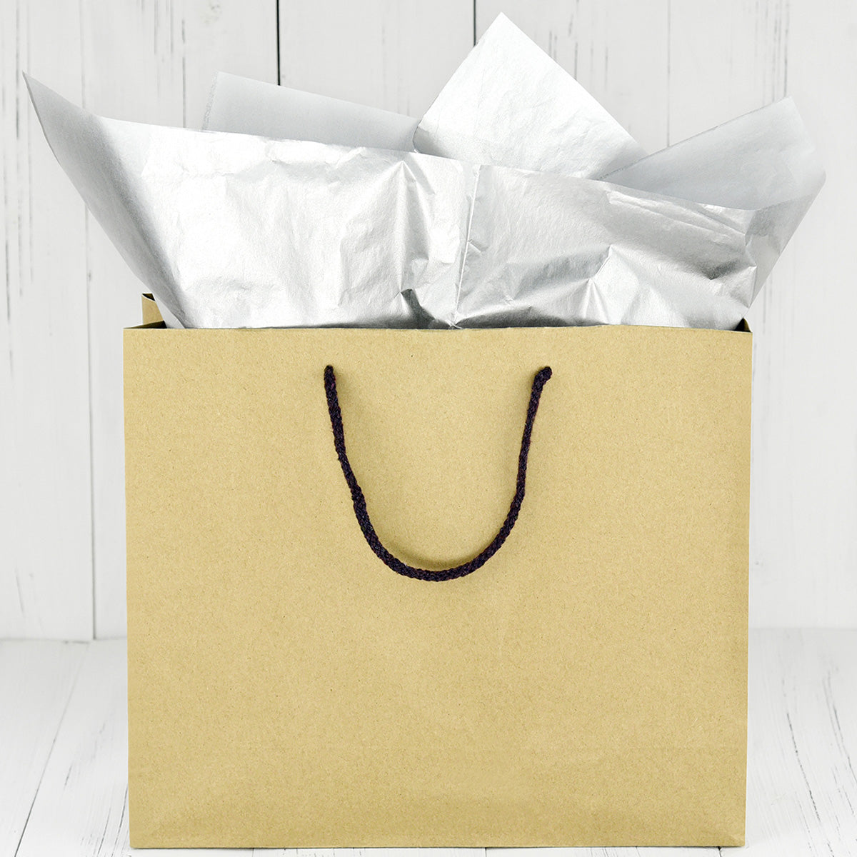 50 Sheets Silver Wrapping Tissue Paper