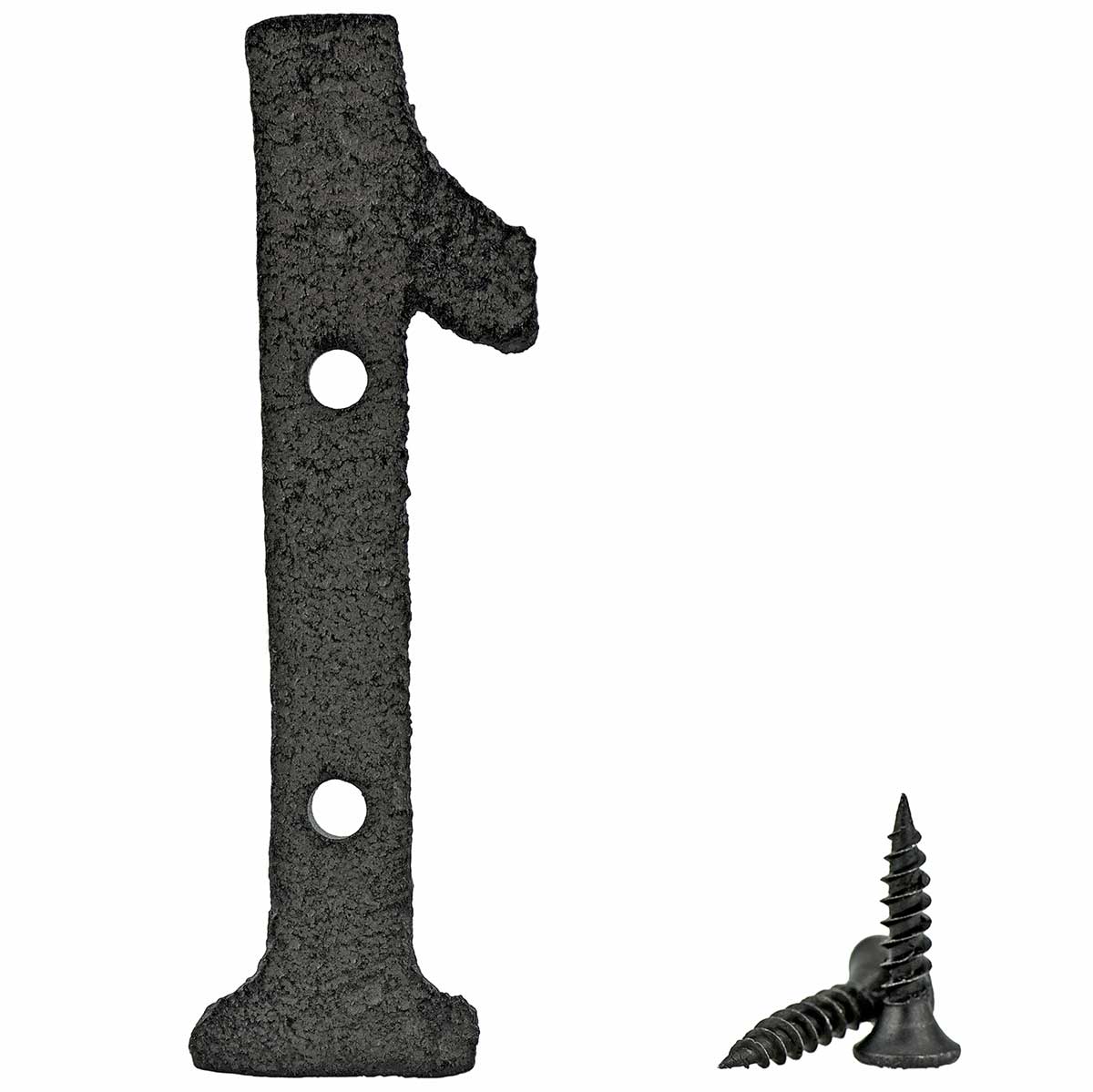 Cast Iron House Number Signs - Number 1