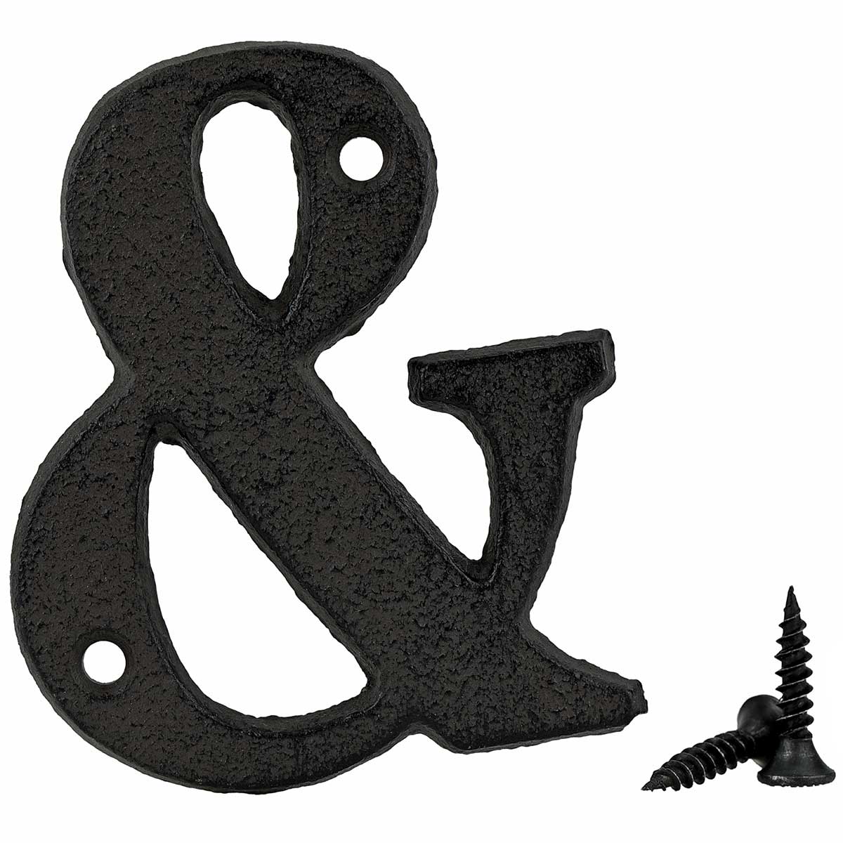 Cast Iron House Signs - Ampersand Symbol