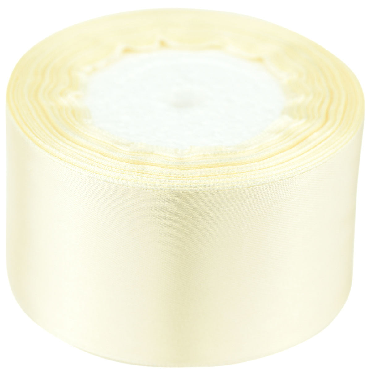 50mm Beige Single Sided Satin Ribbon