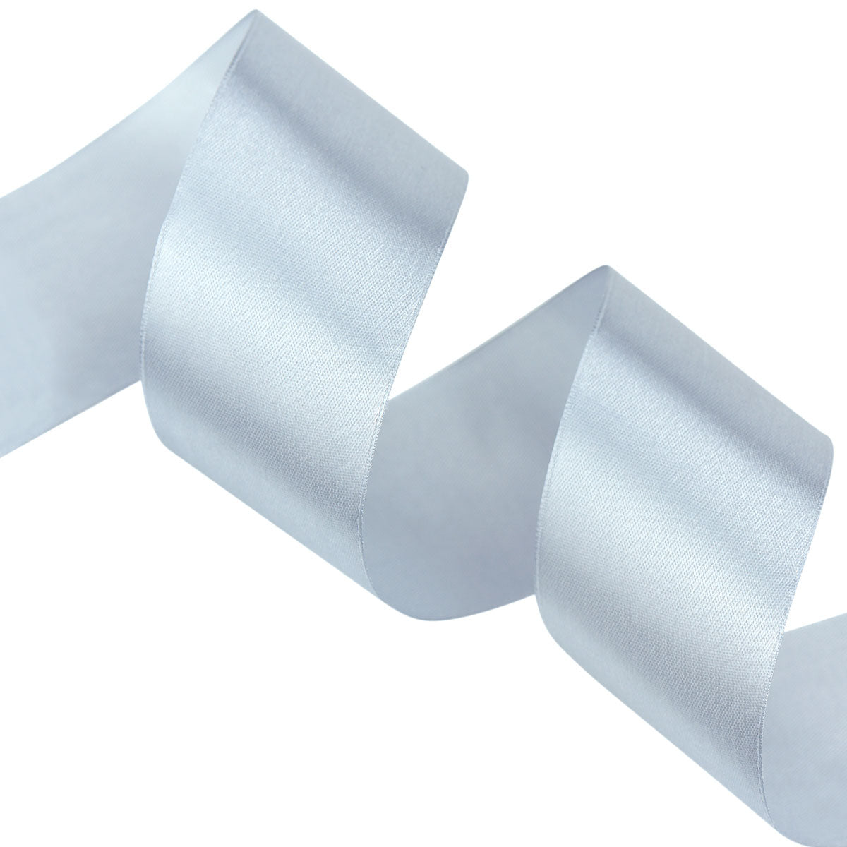 50mm Gray Single Sided Satin Ribbon