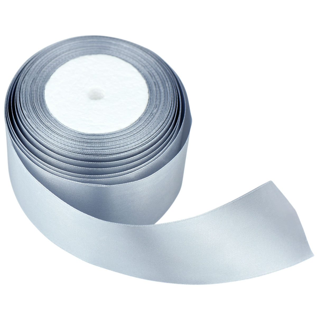 40mm Gray Single Sided Satin Ribbon