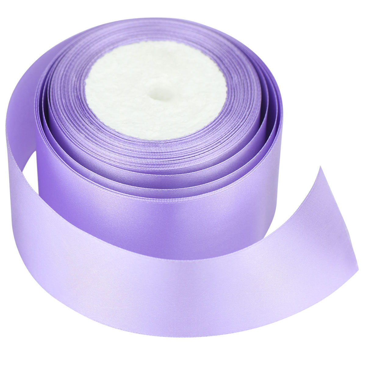 50mm Lilac Single Sided Satin Ribbon