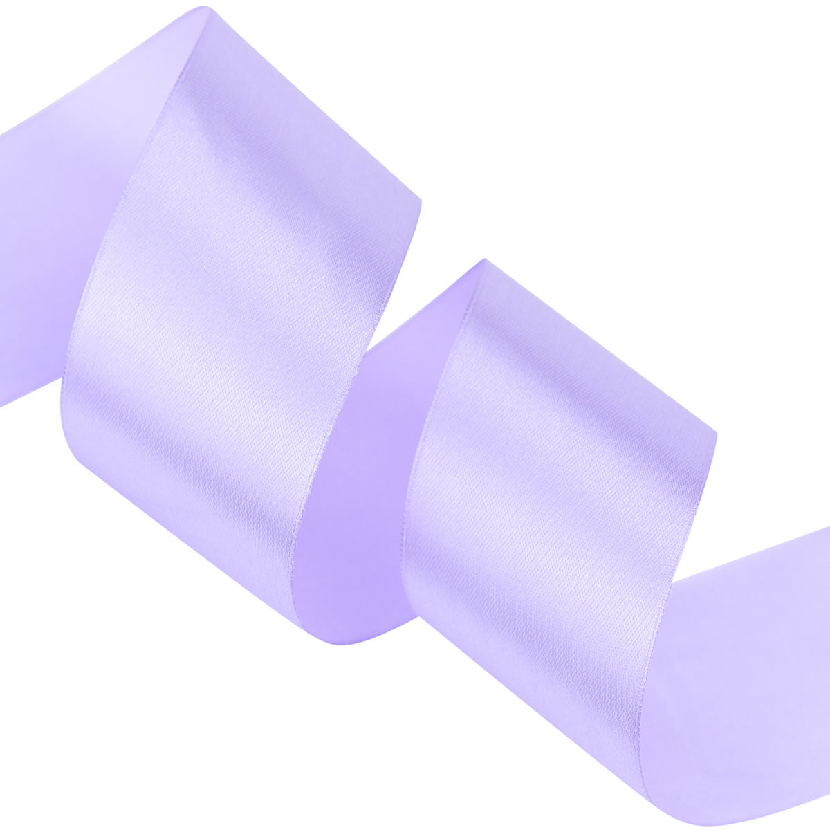 40mm Lilac Single Sided Satin Ribbon