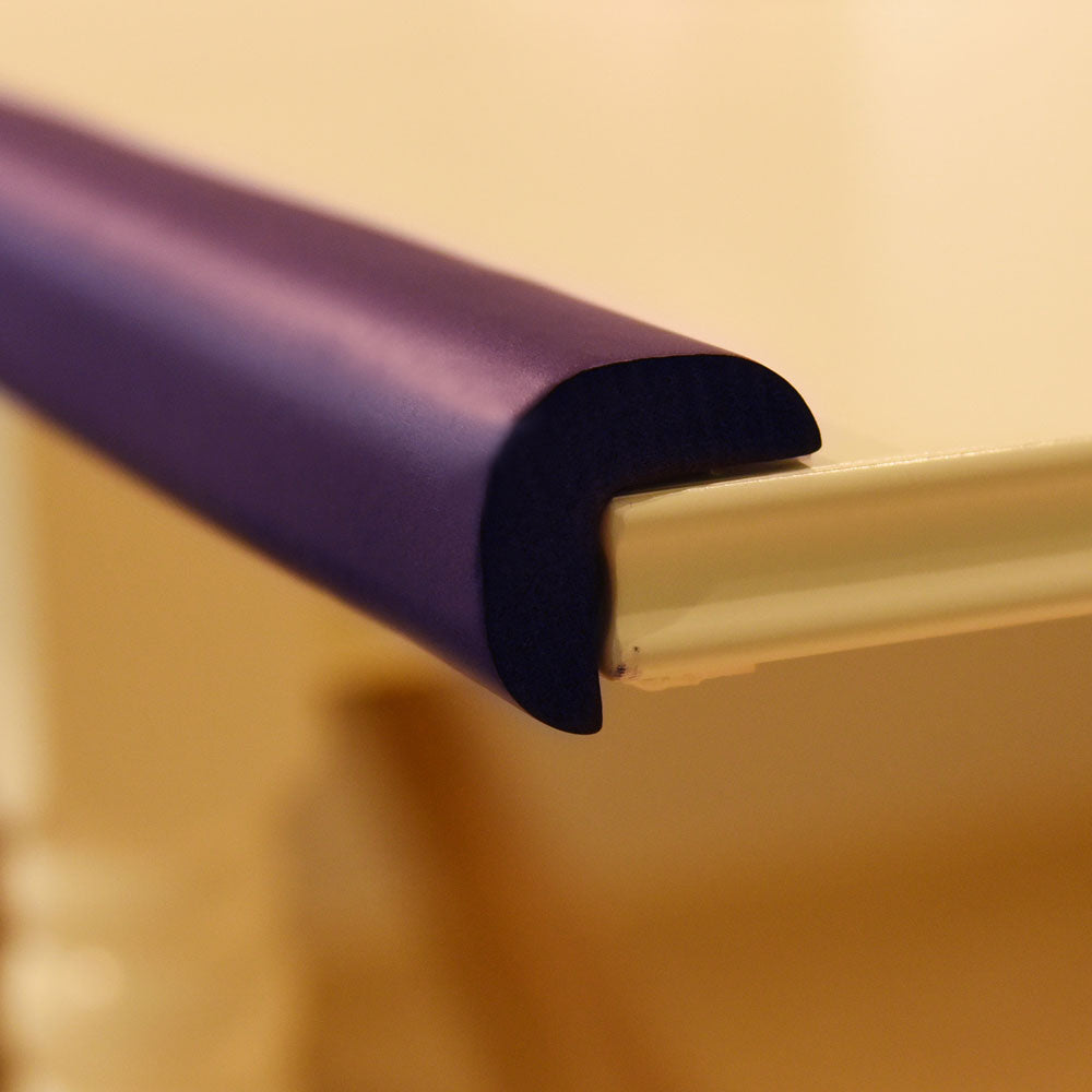 1 Roll Maroon Jumbo L-Shaped Foam Edge Protector 78.7 inches (2 meters)