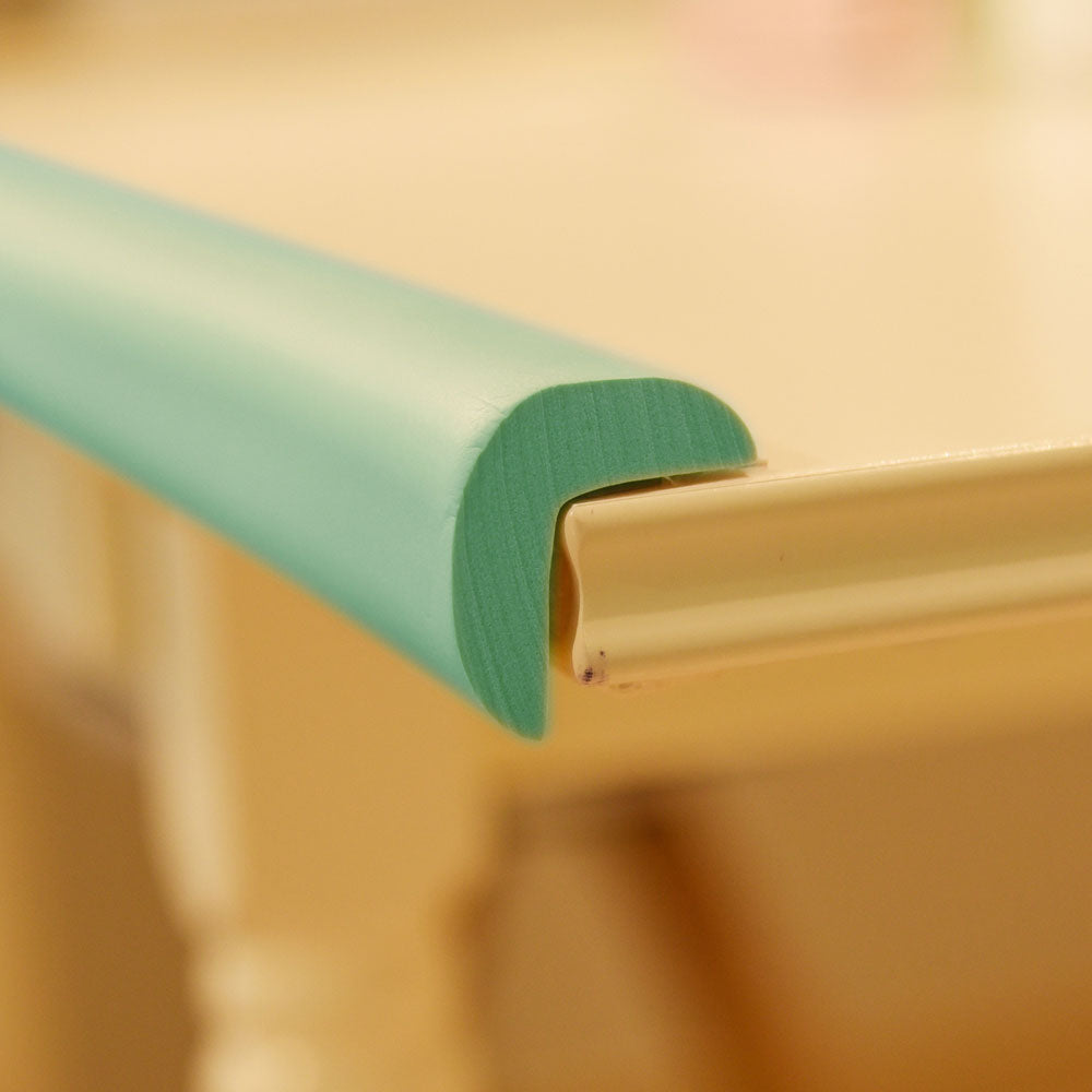 1 Roll Mint Green Jumbo L-Shaped Foam Edge Protector 78.7 inches (2 meters)